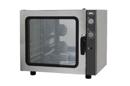 Four Convection professionnel Triphasé 6 niveaux GN 1/1 avec commandes numériques - Afi-Collin-Lucy - GEU611