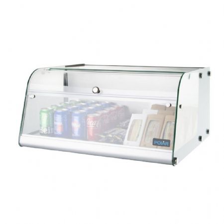 Présentation de buffet réfrigéré 40 L avec porte vitrée, 676x575x357 mm - Polar - GG755