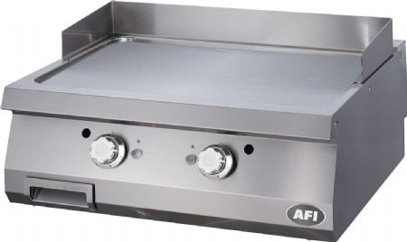 Plaque  snacker  gaz lisse chrom  poser - profondeur 900mm - 800x900x280 mm
