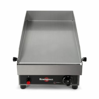 Plancha gaz inox professionnelle à poser puissance 4,5 kW - 340x640 mm Plancha gaz inox professionnelle à poser puissance 4,5 kW - 340x640 mm