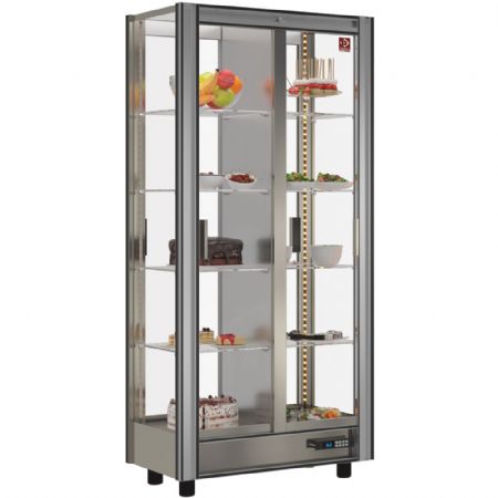 Armoire chocolat Vitrine réfrigérée gastronomie traversante modulable 2 portes coulissantes vitrées 860x530x1851 mm - Diamond - GGN-1/TR-R2 Armoire chocolat Vitrine réfrigérée gastronomie traversante modulable 2 portes coulissantes vitrées 860x530x1851 mm - Diamond - GGN-1/TR-R2
