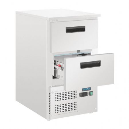 Table desserte réfrigérée positive 2 tiroirs 65 L - Polar - GH332