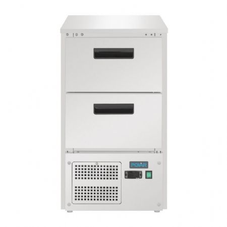 Table desserte réfrigérée positive 2 tiroirs 65 L - Polar - GH332