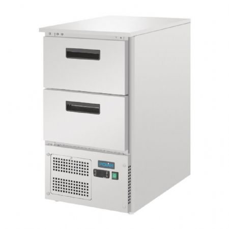 Table desserte réfrigérée positive 2 tiroirs 65 L - Polar - GH332