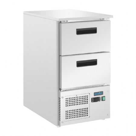 Table desserte réfrigérée positive 2 tiroirs 65 L - Polar - GH332