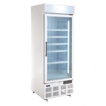 Armoire réfrigérée négative 1 porte vitrée 412 L blanche - Polar - GH506 Armoire réfrigérée négative 1 porte vitrée 412 L blanche - Polar - GH506