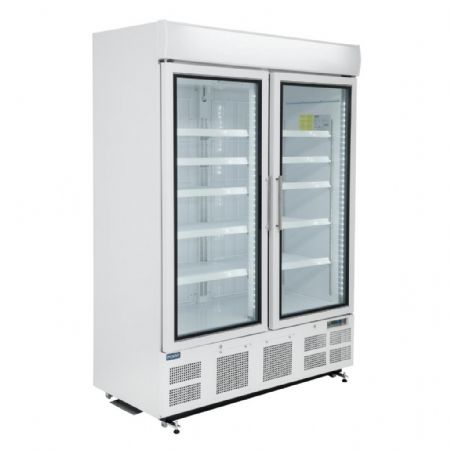 Armoire réfrigérée négative 2 portes vitrées 920 L - Polar - GH507 Armoire réfrigérée négative 2 portes vitrées 920 L - Polar - GH507
