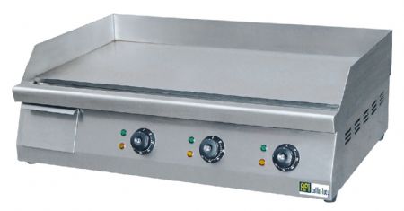 Plaque  snacker lectrique 3 zones de cuisson surface lisse - 9kW