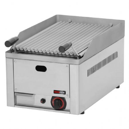 Grill pierre de lave fonctionnant au gaz délivrant une puissance de 6,5 kW