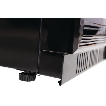 Arrire-bar 2 portes pivotantes noir 208 litres - 900x520x900 mm