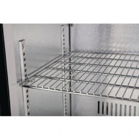 Arrière Bar 3 portes pivotantes 270 bouteilles de 330 ml positif noir - Polar - GL004