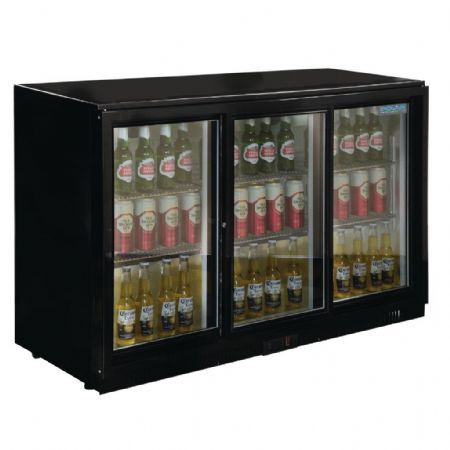 Arrière Bar 3 portes coulissantes 270 bouteilles de 330 ml positif - Polar - GL006
