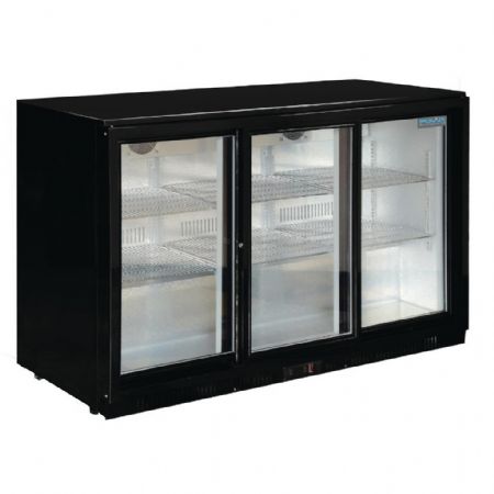 Arrière Bar 3 portes coulissantes 270 bouteilles de 330 ml positif - Polar - GL006