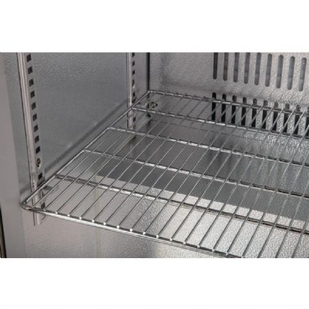 Arrire-bar une porte pivotante inox 138 litres - 600x520x900 mm
