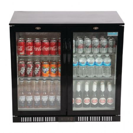 Arrière Bar 2 portes pivotantes 117 bouteilles et 60 canettes positif - Polar - GL012