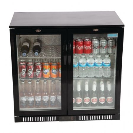 Arrière Bar 2 portes pivotantes 117 bouteilles et 60 canettes positif - Polar - GL012