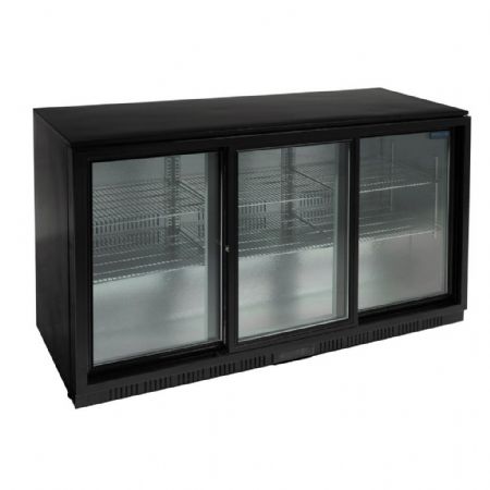 Arrière Bar 3 portes coulissantes 180 bouteilles et 95 canettes positif - Polar - GL013
