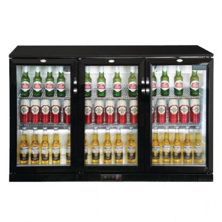 Arrière Bar 3 portes pivotantes 180 bouteilles et 95 canettes positif - Polar - GL014