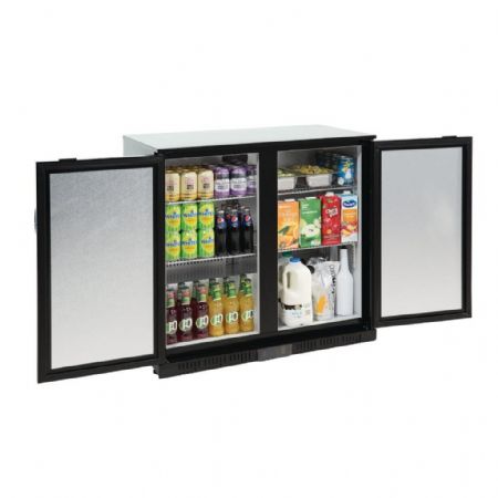Arrière Bar 2 portes pleines pivotantes 180 bouteilles de 330 ml positif - Polar - GL016