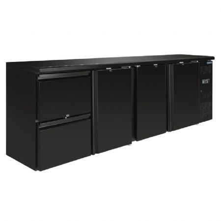 Arrire-bar 3 portes et 2 tiroirs - 2542x513x860 mm