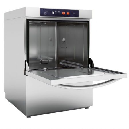 Lave-Vaisselle professionnel électronique avec doseur de détergent, panier 50x50x38 cm - Virtus - GLB0067/F