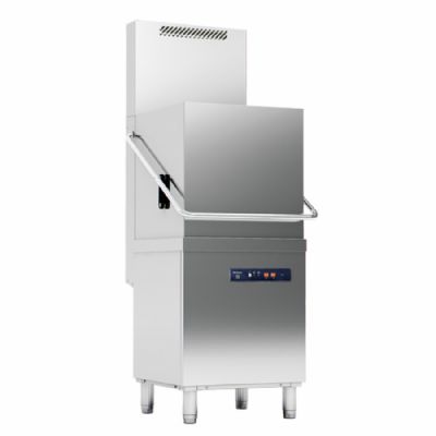 Lave-vaisselle à capot avec doseur de produit et pompe de vidange - panier 500x500 mm Lave-vaisselle à capot avec doseur de produit et pompe de vidange - panier 500x500 mm