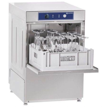 Lave-Verres professionnel mécanique avec doseur de détergent, panier 40x40x27 cm - Virtus - GLB0104