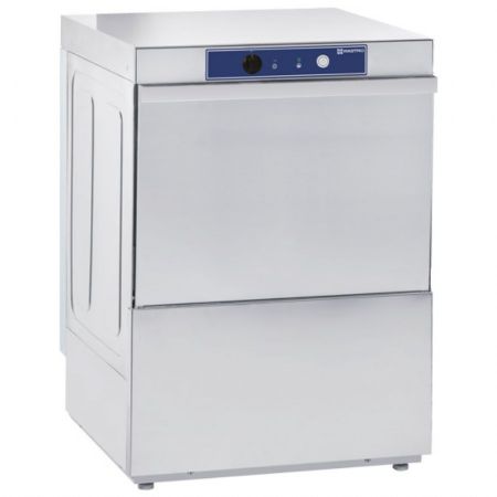Lave-Vaisselle professionnel mécanique avec doseur de détergent, panier 50x50x32 cm - Virtus - GLB0105