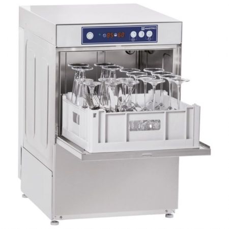 Lave-Verres professionnel avec doseur de détergent, panier 40x40 cm, numérique - Virtus - GLB0110