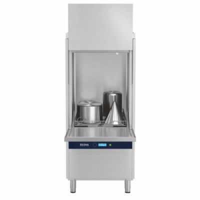 Lave-batterie électronique avec doseur de détergent et pompe de vidange - panier 60x67 cm Lave-batterie électronique avec doseur de détergent et pompe de vidange - panier 60x67 cm