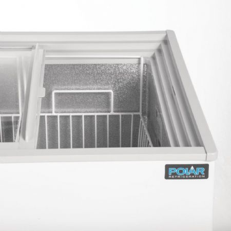 Congélateur Bahus coffre 270 L avec couvercle coulissant verrouillable - Polar - GM499