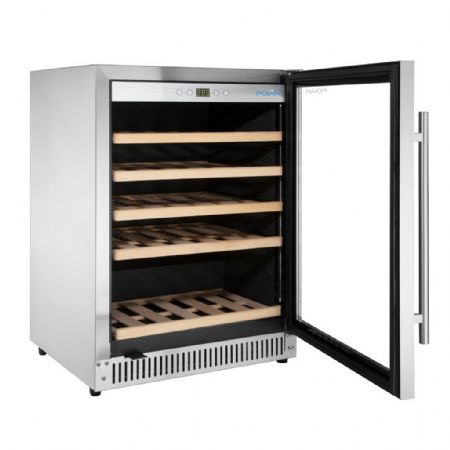 Cave à Vins 118 L 47 bouteilles 5 étagères - Polar - GM627