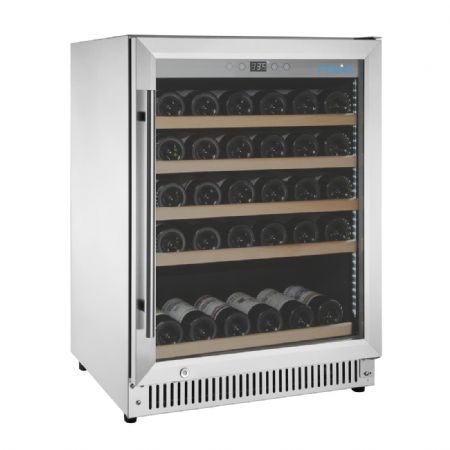 Rafrachisseur  vin  poser en inox 47 bouteilles