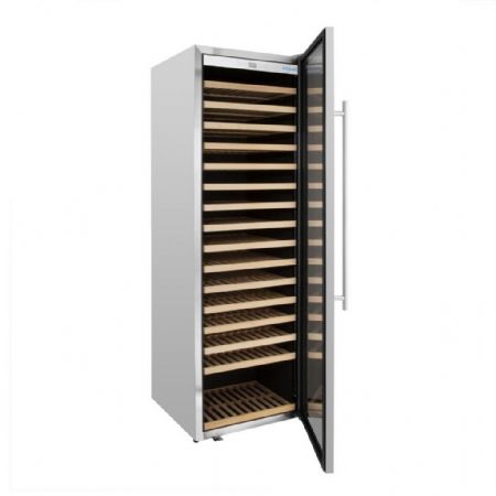 Cave à Vins une zone 465 L 187 bouteilles 16 étagères amovibles - Polar - GM889
