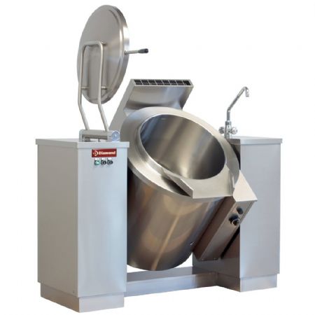 Marmite électrique Gaz basculante 100 L chauffage indirect - Diamond - GMB/100I