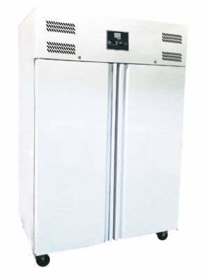 Rfrigrateur blanc 2 portes pleines +2 / +8C - 1200 litres