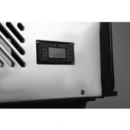 Vitrine comptoir présentation positive 120 L 696 mm noire - Polar - GP292