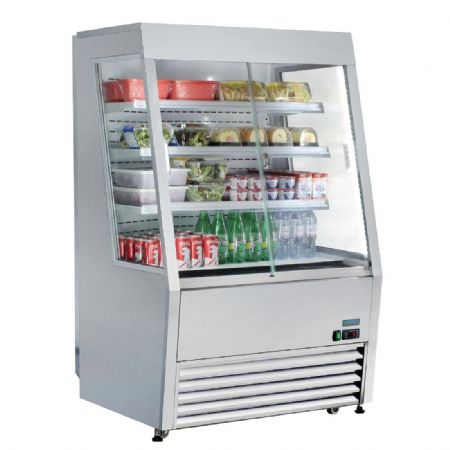 Vitrine rfrigre +2/+10 C inox pour libre-service 390 litres