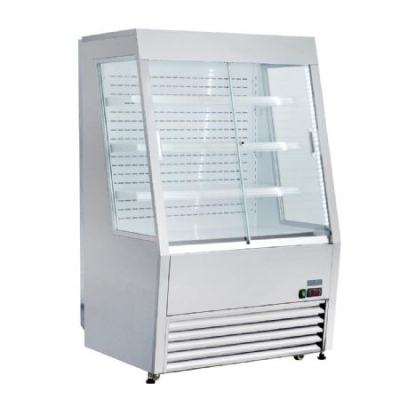 Vitrine rfrigre +2/+10 C inox pour libre-service 390 litres