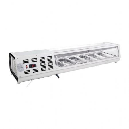 Saladette à Poser positive pour 6 bacs GN 1/3 - Polar - GP296