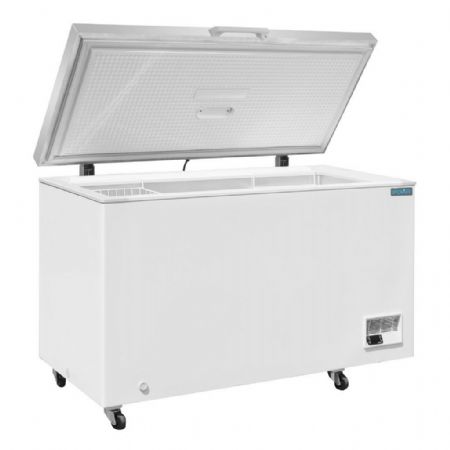 Congélateur Bahus coffre 378 L couvercle inox - Polar - GP897