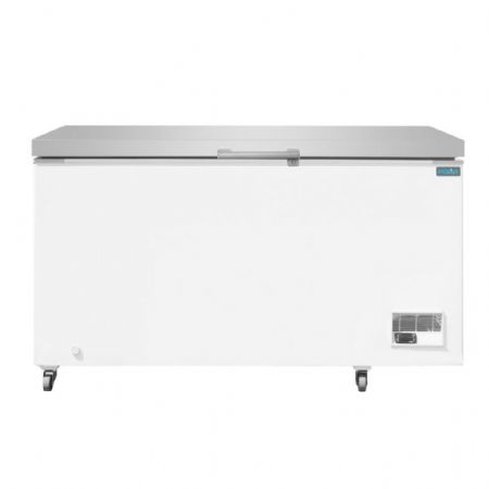 Congélateur Bahus coffre 378 L couvercle inox - Polar - GP897