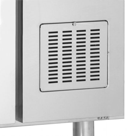 Meuble à pizzas comptoir GN1/1 avec dessus en granite et 3 portes pleines - Tefcold - GP93