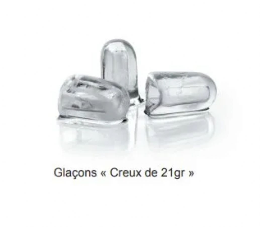 Machine à glaçons professionnelle glaçons creux réserve 5 kg production 23 kg/24 h - Scodif - GPC 23 NANO AS