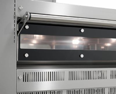 Four à pizza gaz 1 chambre 4x350mm - 1230x1120x810