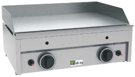 Plaque  snacker gaz 2 zones de cuisson surface lisse - 6,4kW