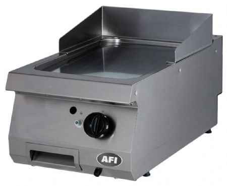 Plaque  snacker  gaz lisse  poser - profondeur 700mm - 400x700x280 mm