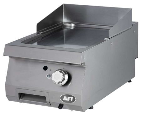 Plaque  snacker  gaz lisse chrom  poser - profondeur 900mm - 400x900x280 mm