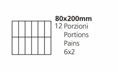 Grille 80x200mm - 6x2