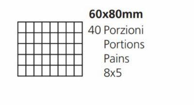 Grille 60x80mm - 8x5